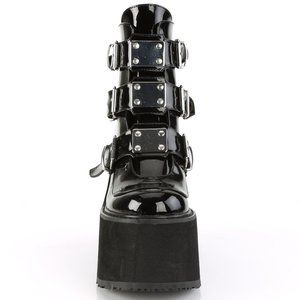 Gothic Wedge Platform Ankle Boots